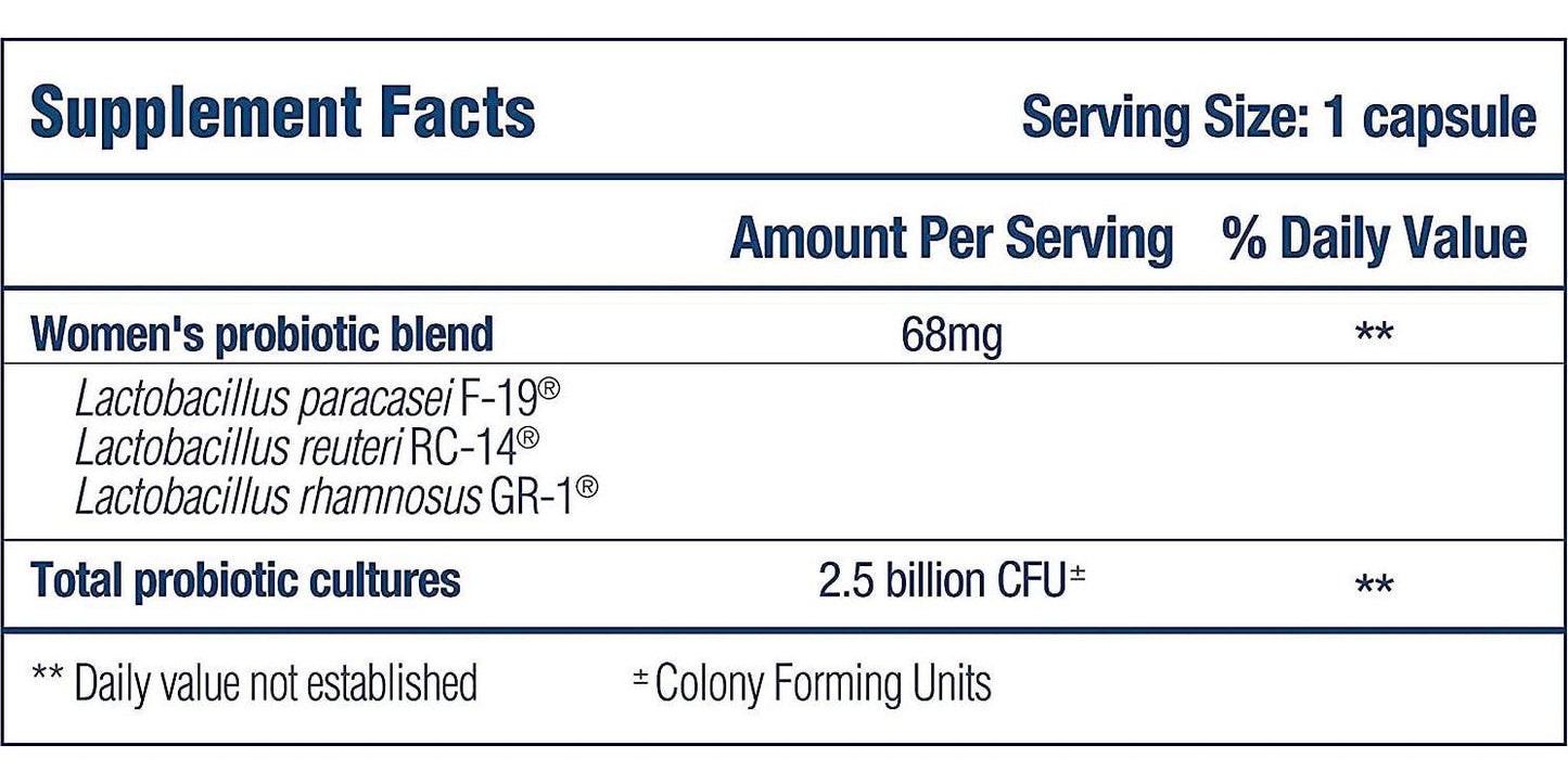 Optibac Probiotics for Women - Vegan Supplement for Intimate Area - Scientifically Proven to Reach Vaginal Flora - Most Researched Lactobacillus Probiotic in Women - 14 Capsules