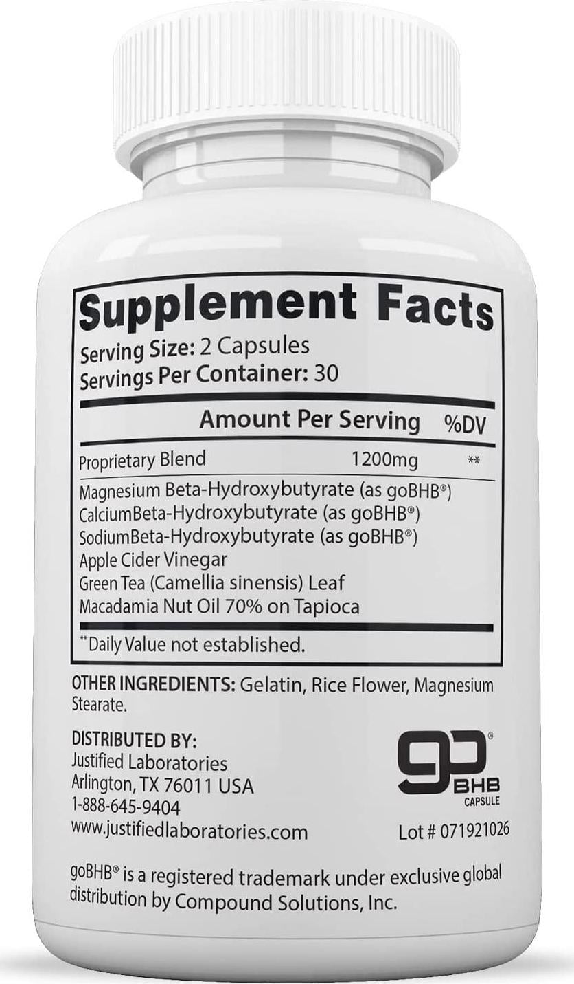 Optimal Max Keto Pills Includes Apple Cider Vinegar Patented goBHBÂ Exogenous Ketones Advanced Ketogenic Supplement Ketosis Support for Men Women 60 Capsules