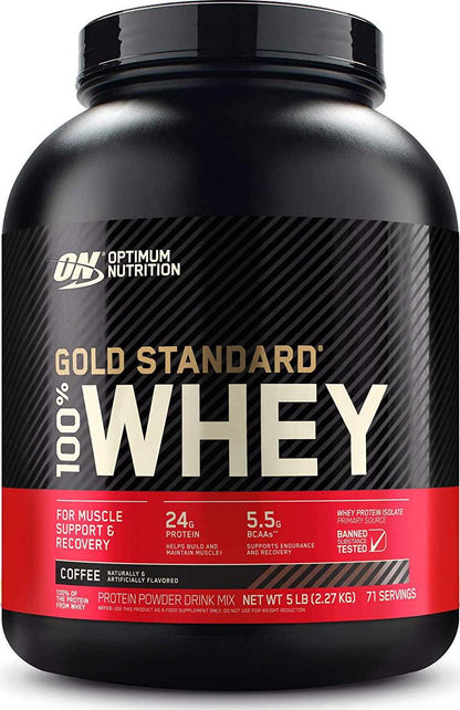 Optimum Nutition 100% Gold Standard Whey Protein 2.27kg Coffee