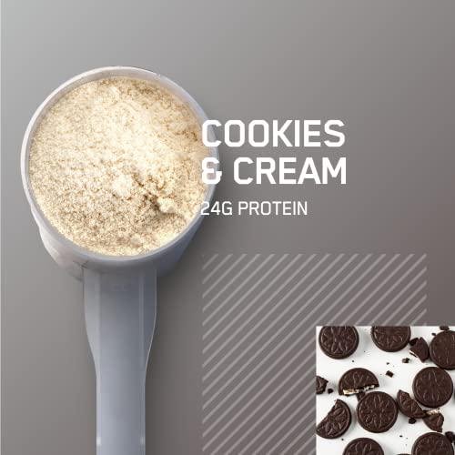 Optimum Nutrition Casein Powder, Cookies and Cream, 2 Pound