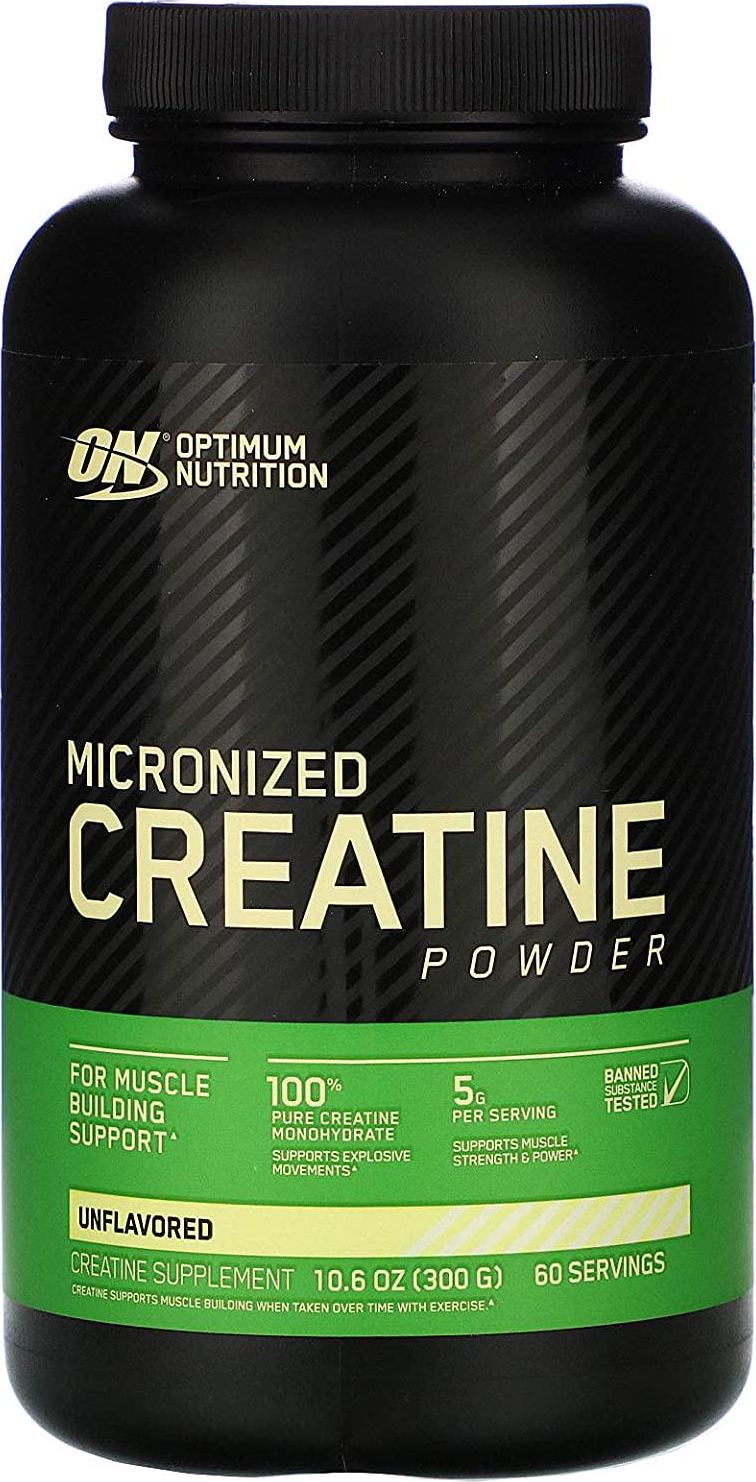 Optimum Nutrition Micronized Creatine Powder, Unflavored, 10.6 oz (300 g)
