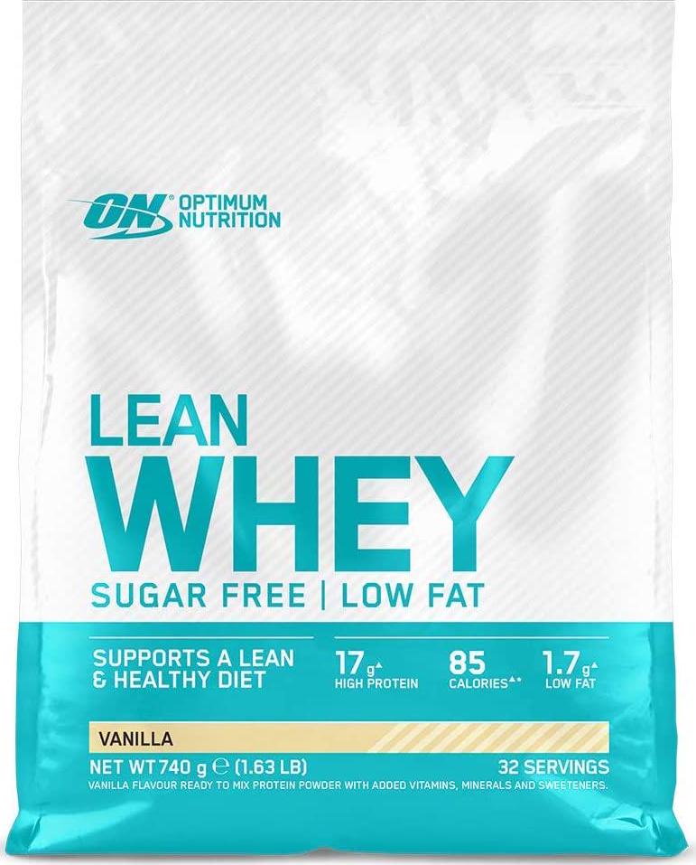 Optimum Nutrition Opti-Lean Diet Whey Protein Powder with CLA and L-Carnitine. Low Fat Protein Shake by ON - Vanilla, 30 Servings, 780g