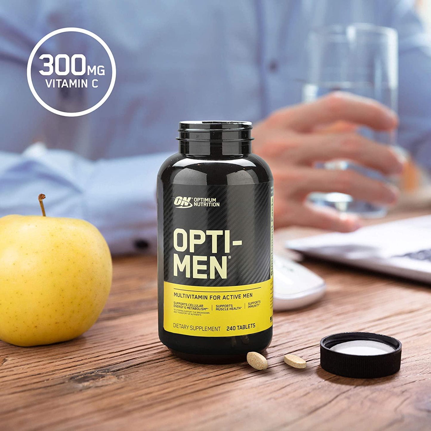 Optimum Nutrition Opti-Men Daily Multivitamin Supplement, 240 Count