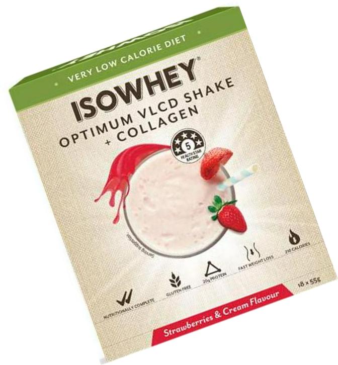 Optimum VLCD Strawberries and Cream Shake + Collagen