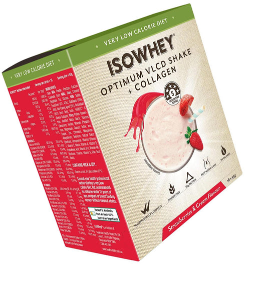 Optimum VLCD Strawberries and Cream Shake + Collagen
