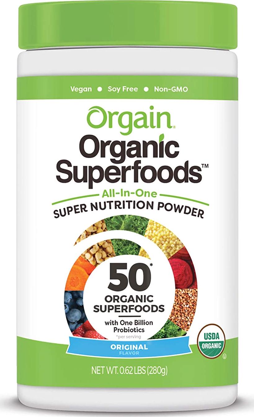 Orgain Bundle - Original Superfoods Powder and Chocolate Protein Powder - Made without Gluten, Non-GMO