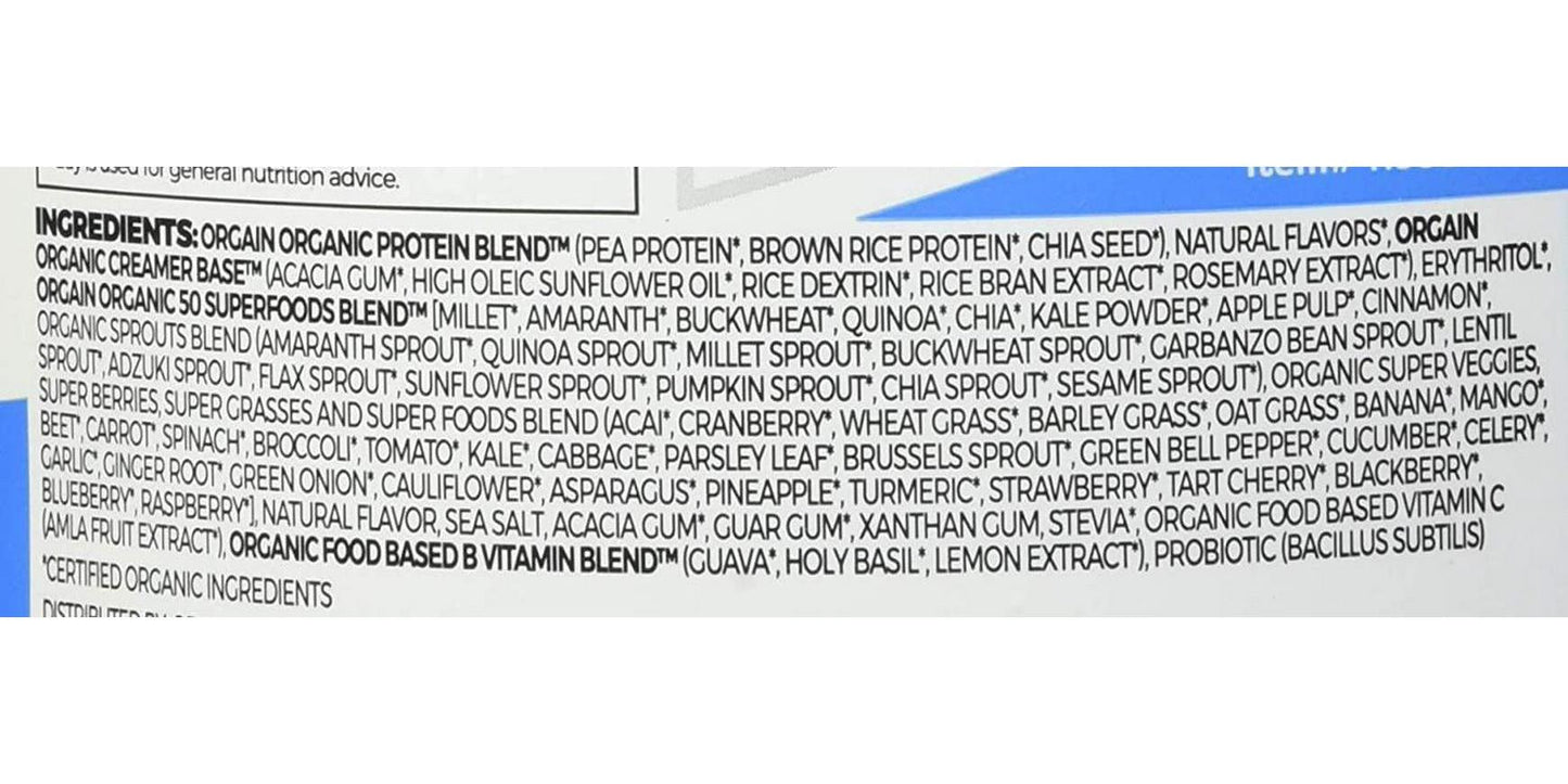 Orgain Organic Protein And Super Foods, 2.70 Pound