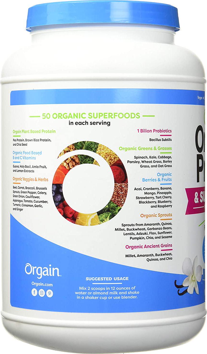 Orgain Organic Protein And Super Foods, 2.70 Pound
