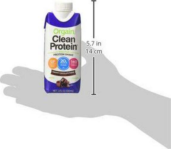 Orgain Whey Protein Shk Chocolate Fudge, 11 oz