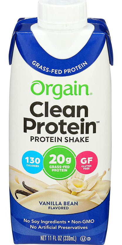 Orgain Whey Protein Shake Vanilla Bean, 11 oz