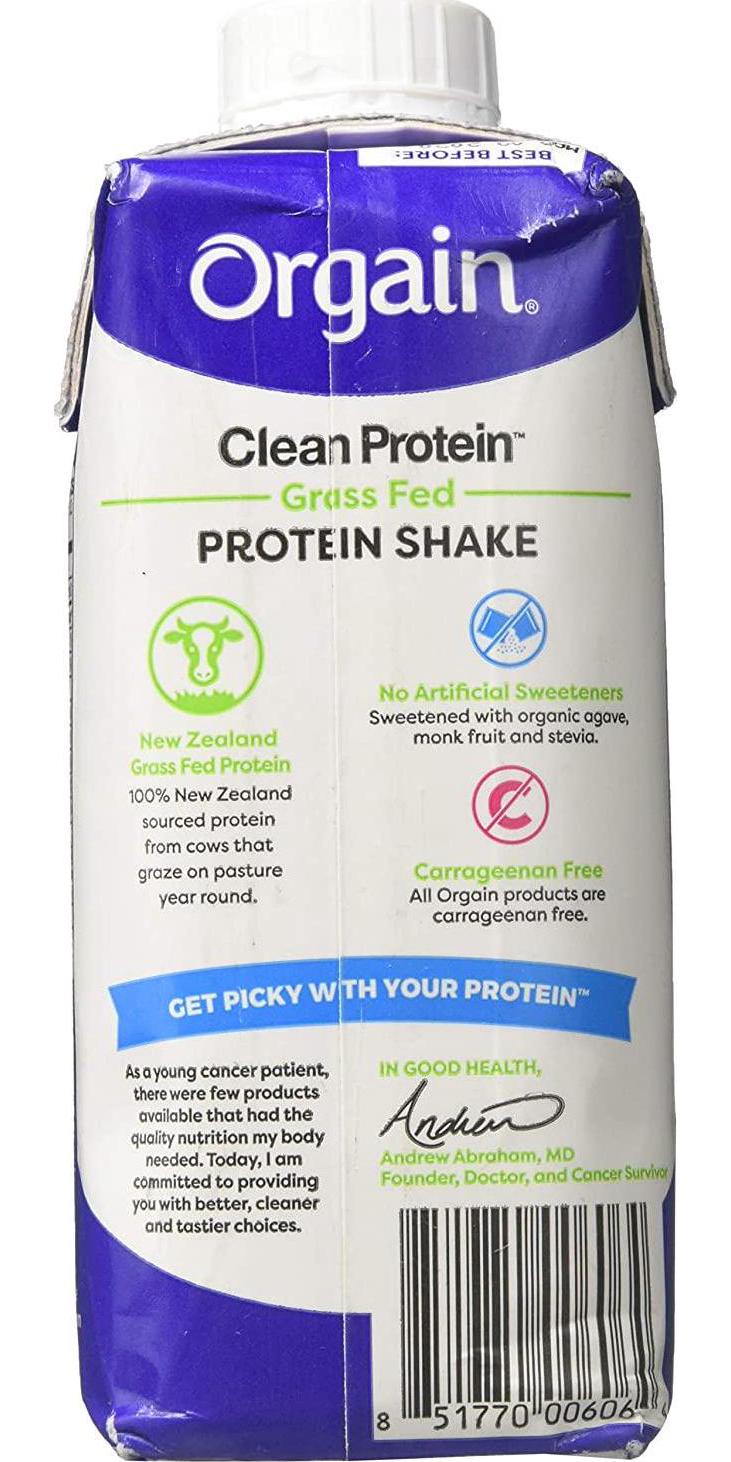 Orgain Whey Protein Shk Chocolate Fudge, 11 oz