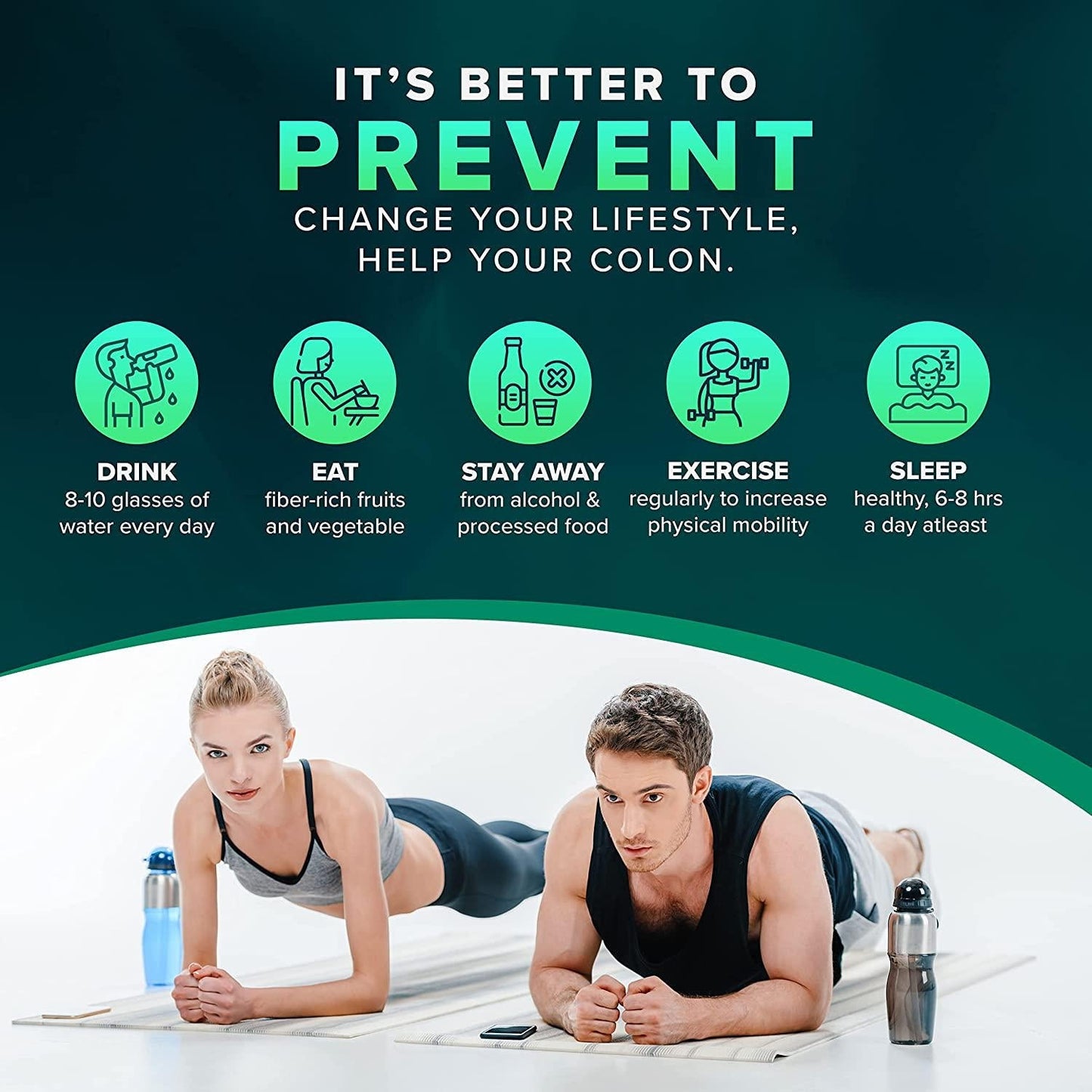 Organia Colon Support - Natural Laxative for Bowel Movement, Constipation Relief and Bloating Support - 30 Capsules - Made in USA, 30 Count (Pack of 1)