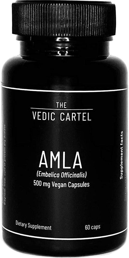 Organic Amla- Indian Gooseberry 500 MG- 60 Vegan Capsules