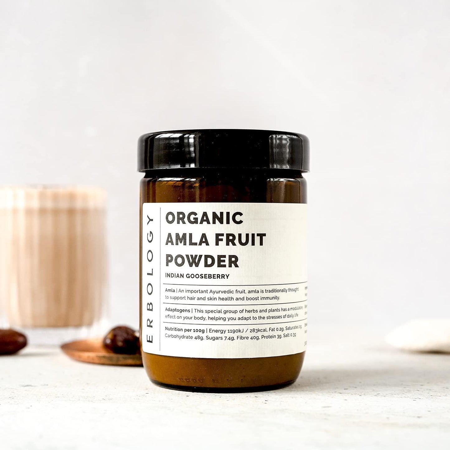 Organic Amla Powder 300g - Indian Gooseberry - Adaptogen - Sustainably Sourced from India