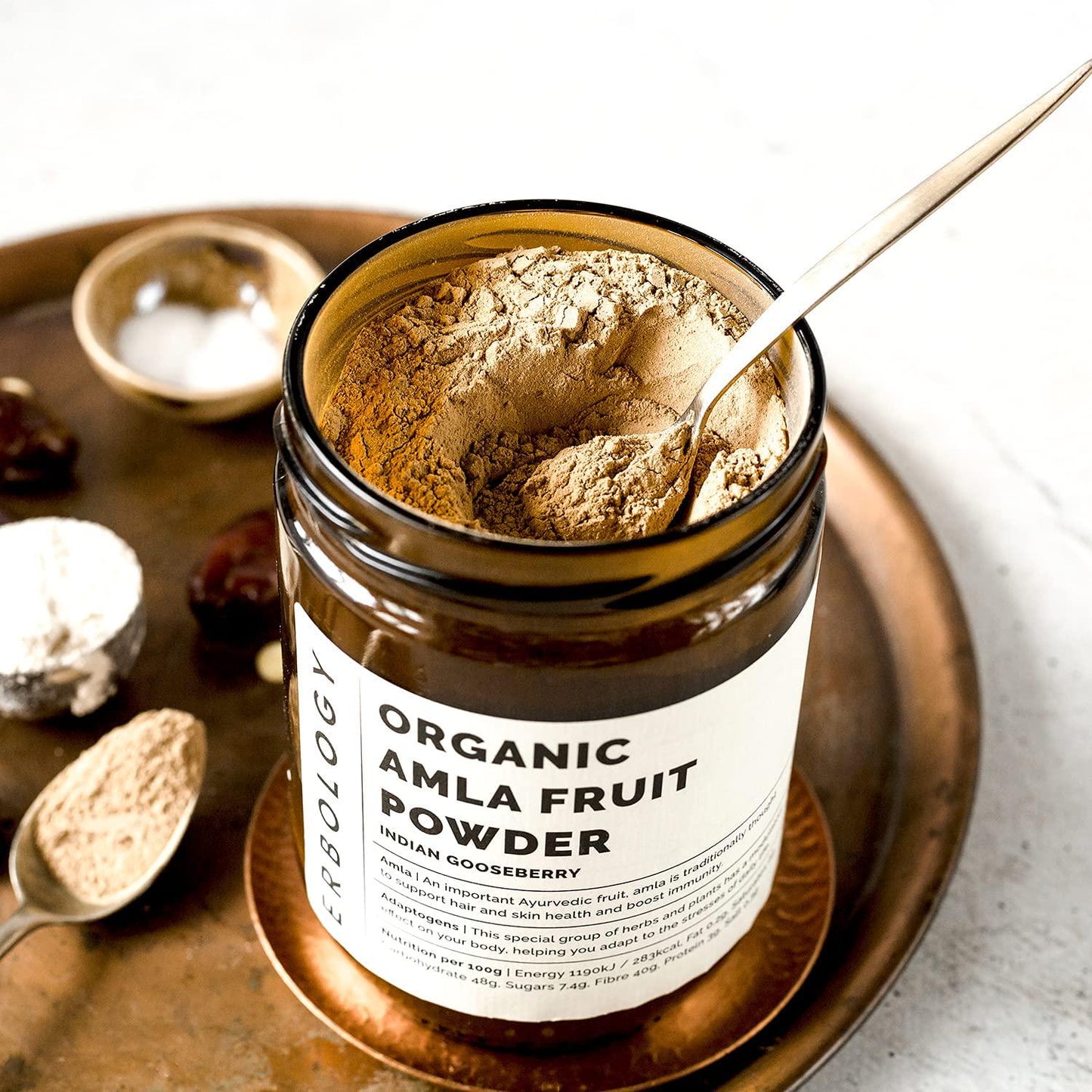 Organic Amla Powder 300g - Indian Gooseberry - Adaptogen - Sustainably Sourced from India