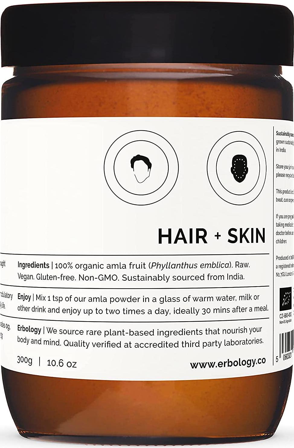 Organic Amla Powder 300g - Indian Gooseberry - Adaptogen - Sustainably Sourced from India