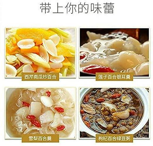 Organic Dried Lily Bulbs Bai He Bulbus Lili 百合 Dried Lily Bulb 特级龙牙百合 12oz