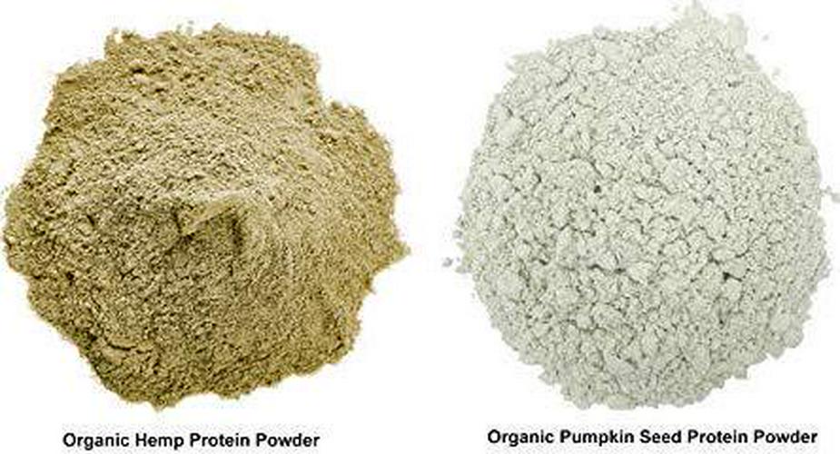 Organic Protein Powders Bundle - Organic Hemp Protein Powder, 2 Pounds and Organic Pumpkin Seeds Protein Powder, 2 Pounds - Non-GMO, Kosher, Raw, Vegan Superfood