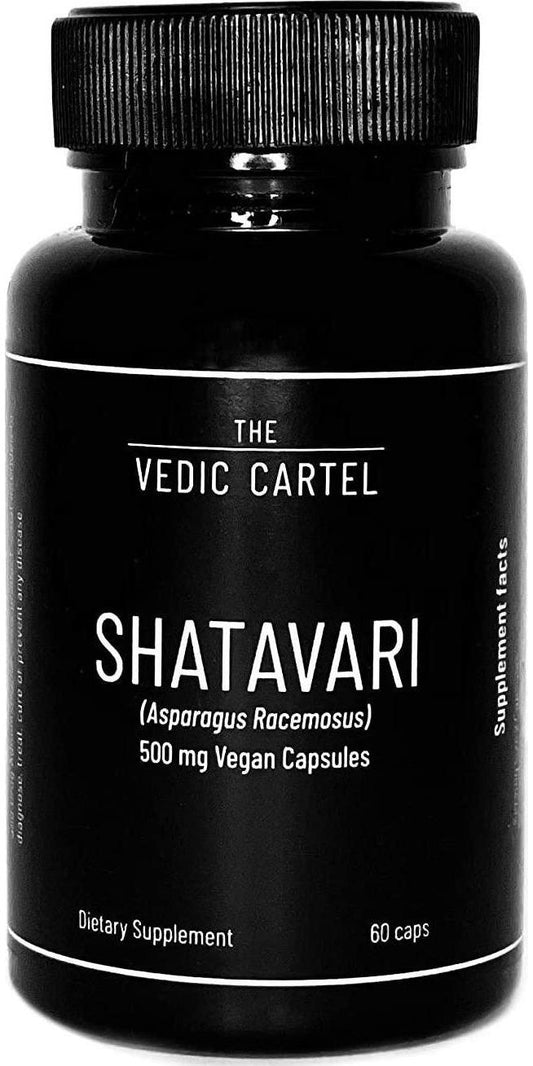 Organic Shatavari- Asparagus Racemosus 500mg Vegan Capsules