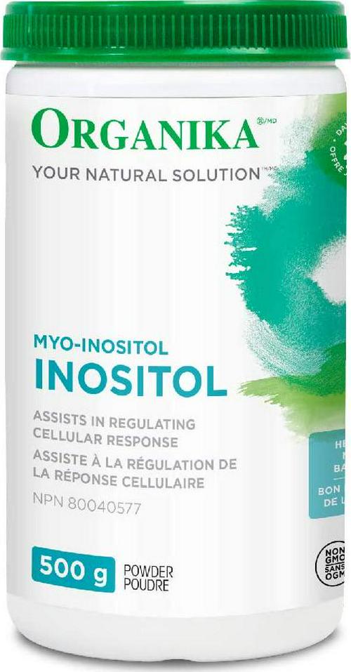Organika INOSITOL (MYO-INOSITOL) Powder, 500 Grams