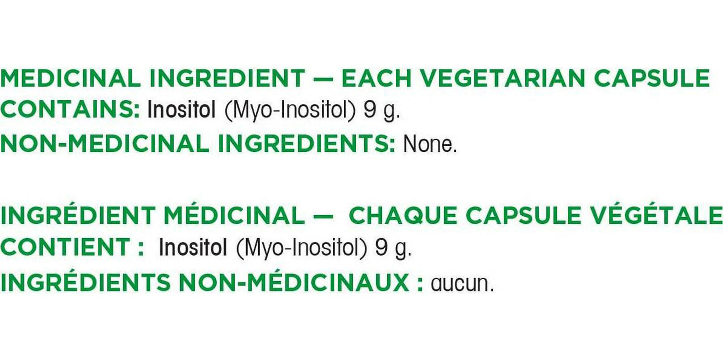 Organika INOSITOL (MYO-INOSITOL) Powder, 500 Grams