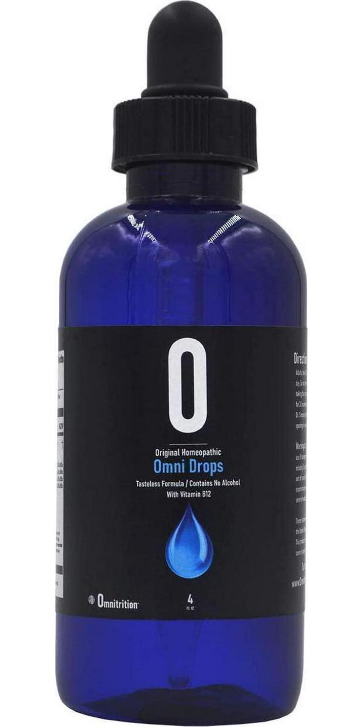 Original Omnitrition Homeopathic Omni Drops with Vitamin B12-4 oz, and Program Guide