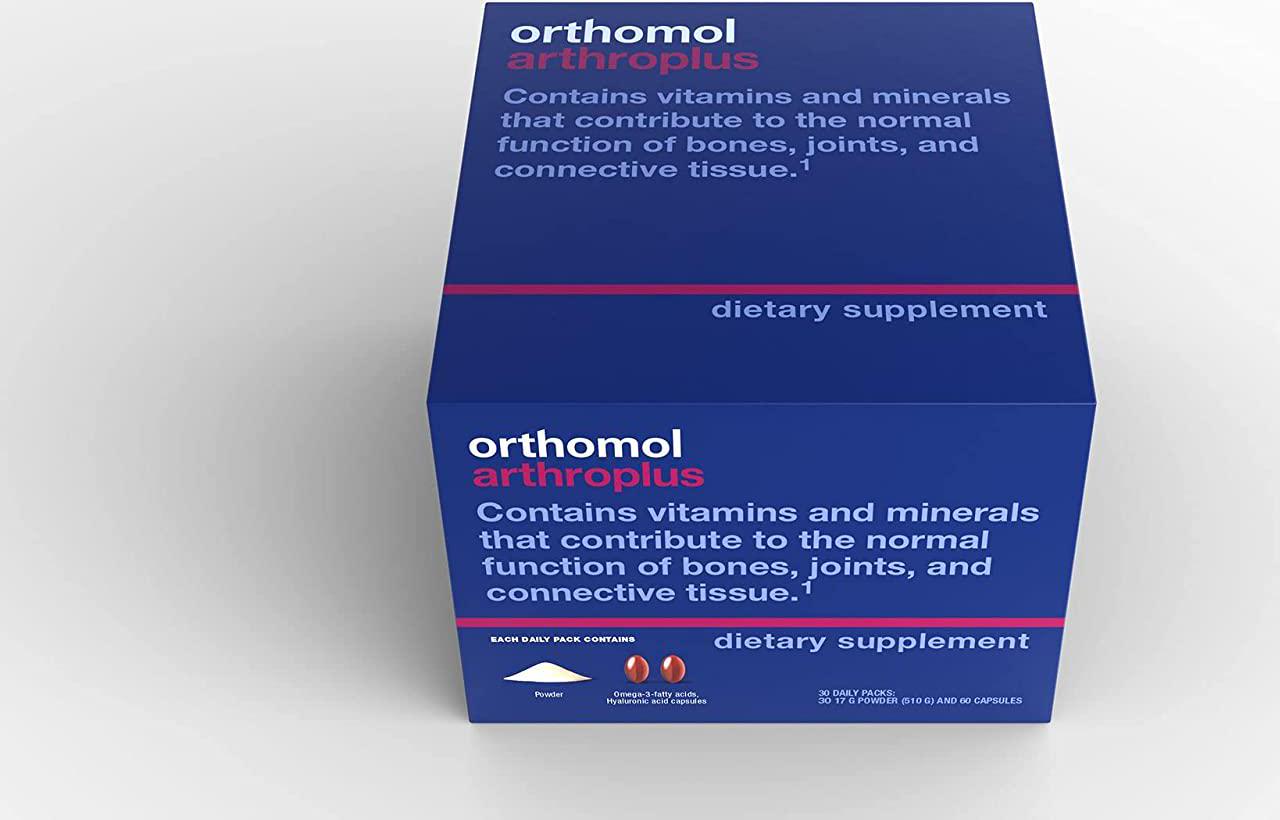 Orthomol Arthroplus, 30-Day Supply, Bone and Joint Health Supplement, Collagen Hydrolysate, Glucosamine Sulfate, Chondroitin Sulfate