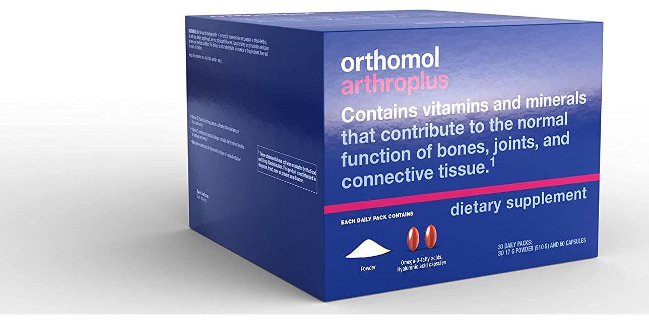 Orthomol Arthroplus, 30-Day Supply, Bone and Joint Health Supplement, Collagen Hydrolysate, Glucosamine Sulfate, Chondroitin Sulfate
