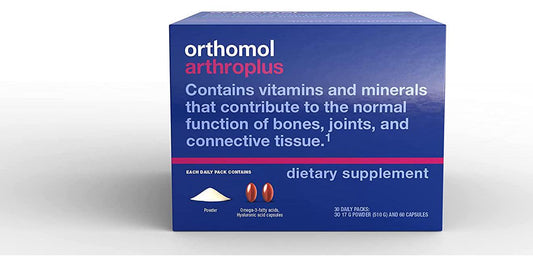 Orthomol Arthroplus, 30-Day Supply, Bone and Joint Health Supplement, Collagen Hydrolysate, Glucosamine Sulfate, Chondroitin Sulfate