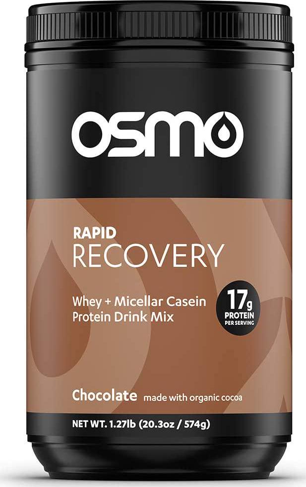 Osmo Nutrition Rapid Recovery Mix | Whey Isolate and Micellar Casein Powdered Drink | Accelerates Glycogen Restoration | Enables Muscle Repair | All Natural Ingredients | 14 Servings