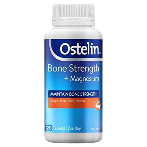 Ostelin Bone Strength + Magnesium with Vitamin D and Calcium - D3 for Bone Health, 120 Tablets
