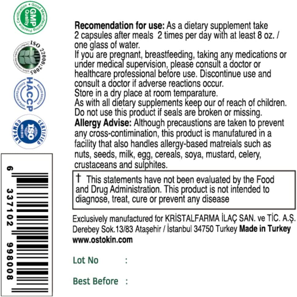 Ostokin AVN and Fracture Aid 60 Capsules