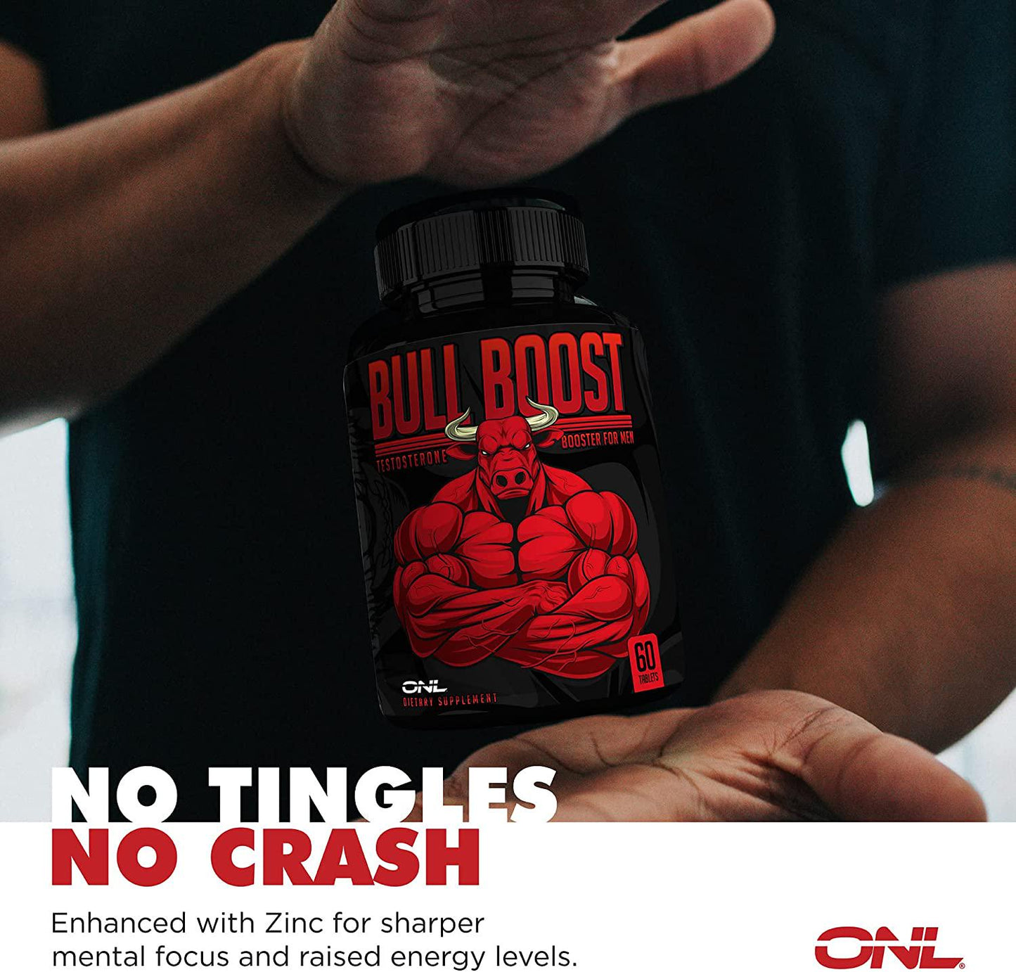 Osyris Nutrition Lab Bull Boost Testosterone Booster For Men - Enlargement Supplement - Increase Size, Strength, Stamina - Energy Enhancing, Mood, Endurance Boost - Natural Male Made In Usa