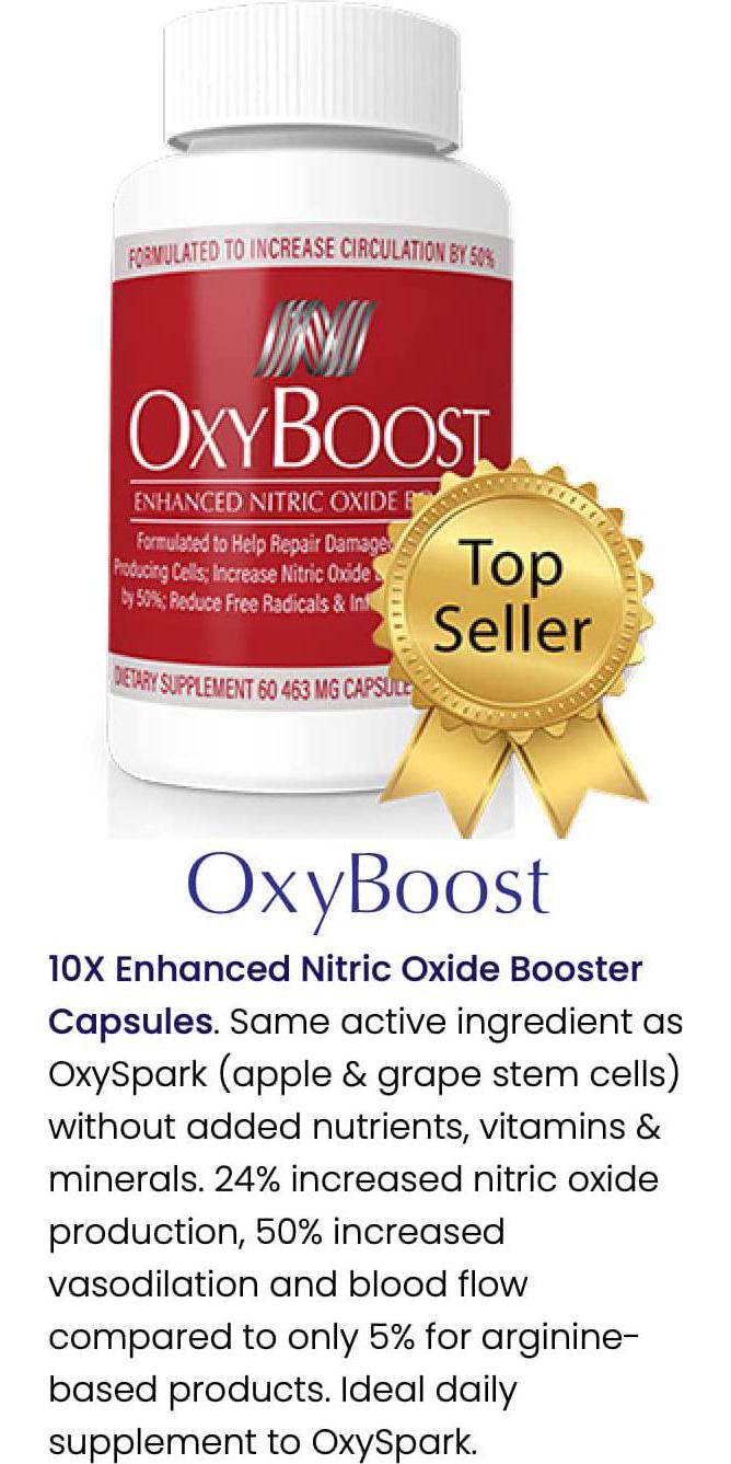 OxyBoost, Nitric Oxide Booster Dietary Supplement, Award-Winning Ingredients, Clinically Proven Ingredients. Increased Blood Flow, Cell Repair, and Energy. Senior Supplement Beet Root. 1 Pack