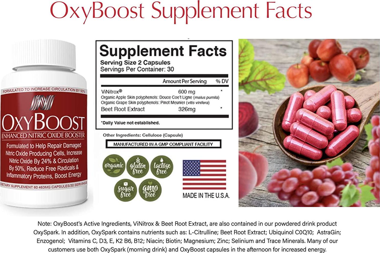 OxyBoost, Nitric Oxide Booster Dietary Supplement, Award-Winning Ingre – Nutricity.com.au