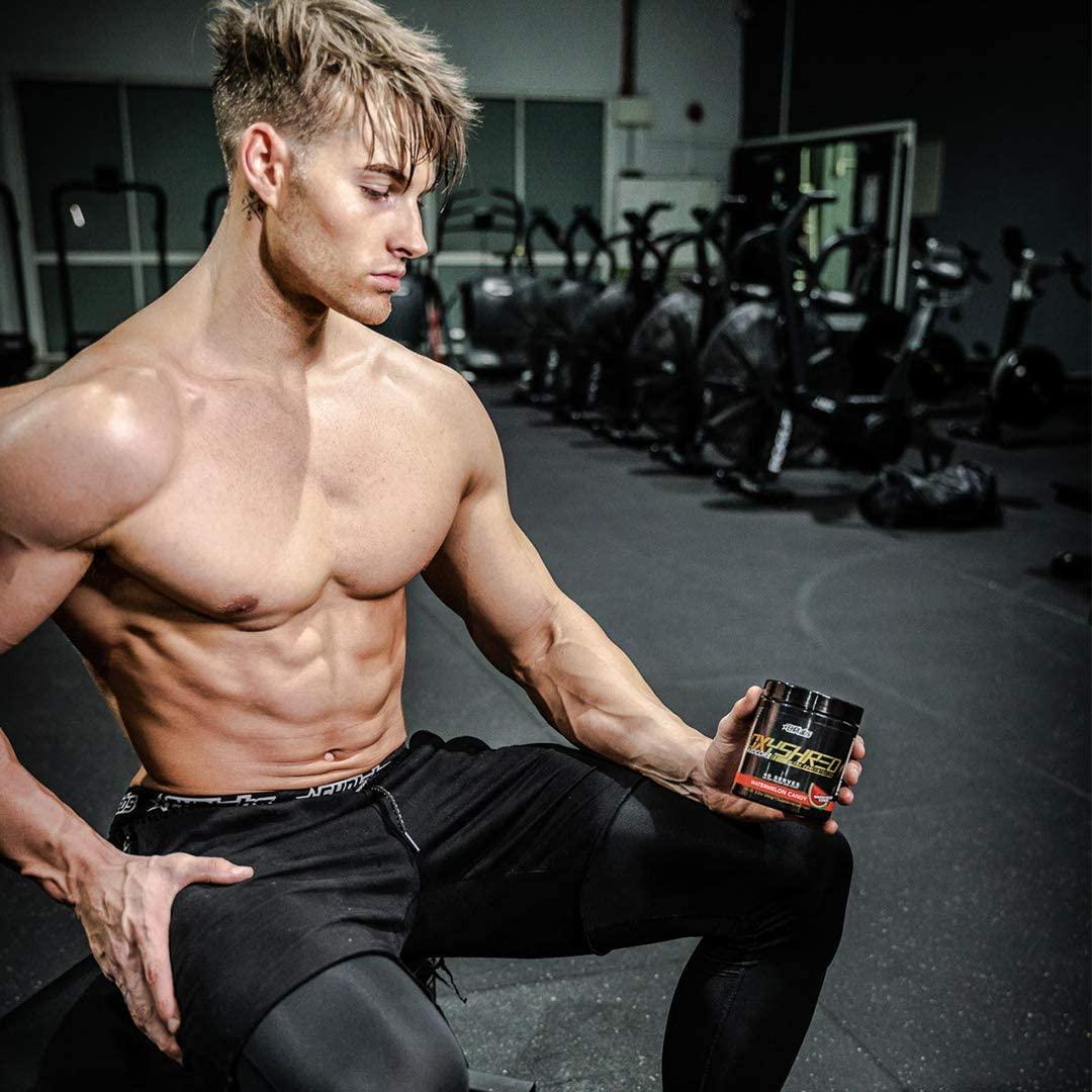 OxyShred Hardcore Thermogenic Fat Burner by EHPlabs - Weight Loss Supplement, Energy Booster, Pre-Workout, Metabolism Booster (Watermelon Candy)