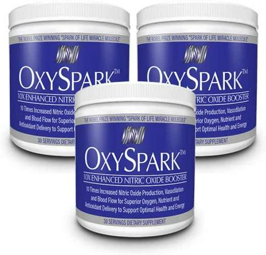 OxySpark, Nitric Oxide Booster Dietary Supplement, Award-Winning Ingredients, Clinically Proven Ingredients. Increased Blood Flow, Cell Repair, and Energy. Senior Supplement Beet Root. 5 Pack