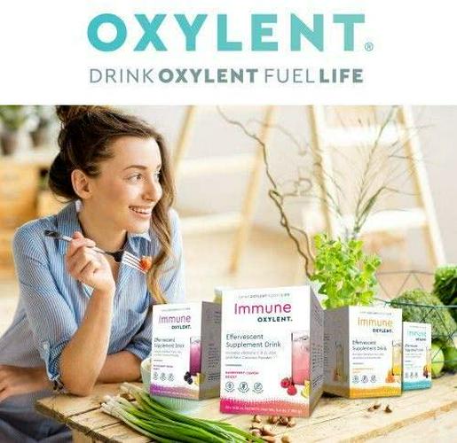 Oxylent Immune Effervescent Supplement Drink - Sugar-Free, Easy Absorption of Vitamins, Minerals, Tangerine-Lemon, BlackBerry-Lemon, Raspberry-Lemon 90 Count