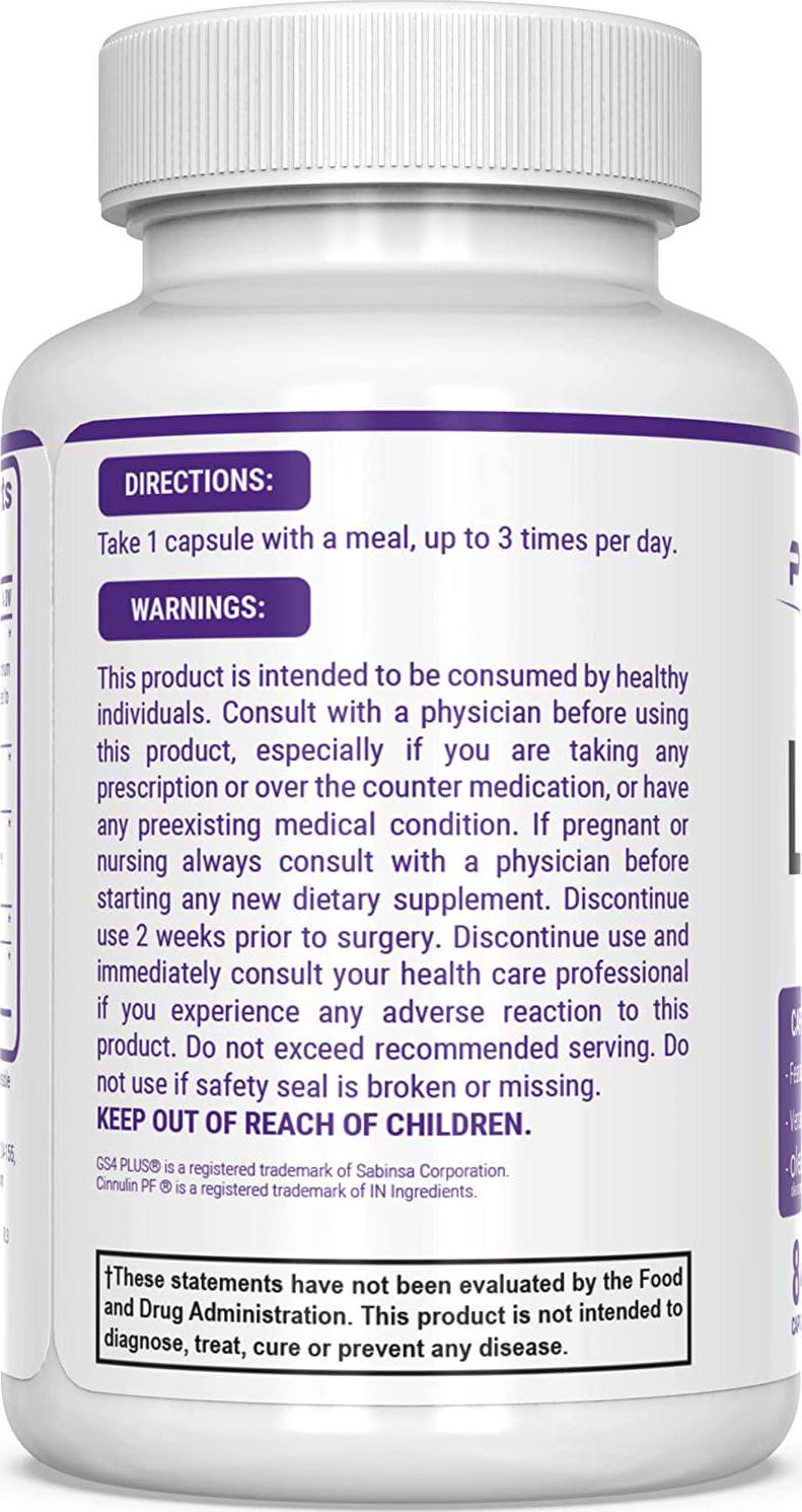 PEScience Lipovate, 84 Capsules, Caffeine Free Thermogenic with Blood Sugar Support