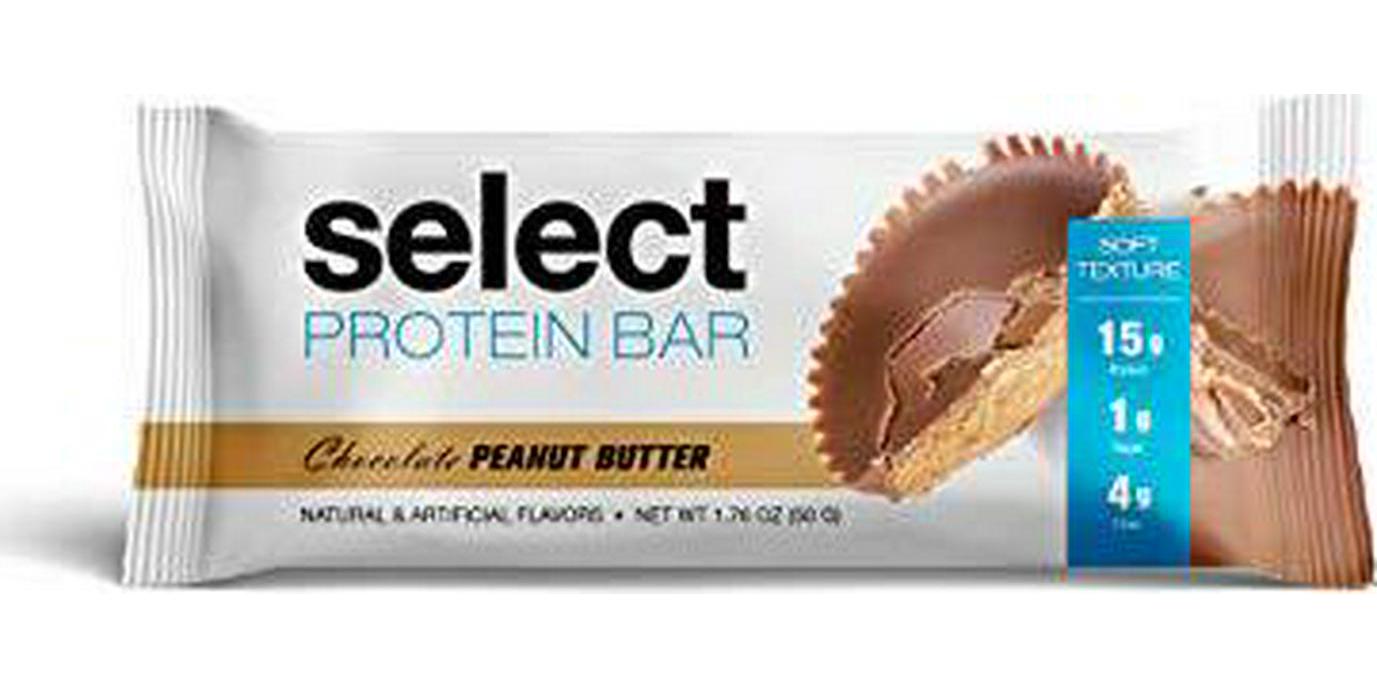 PEScience Select Low Sugar Protein Bar, Chocolate Peanut Butter, Case of 6 Bars, Gluten Free Low Carb