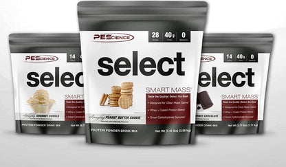 PEScience Select Smart Mass, Gourmet Vanilla, 28 Servings, Clean Mass Gainer Powder