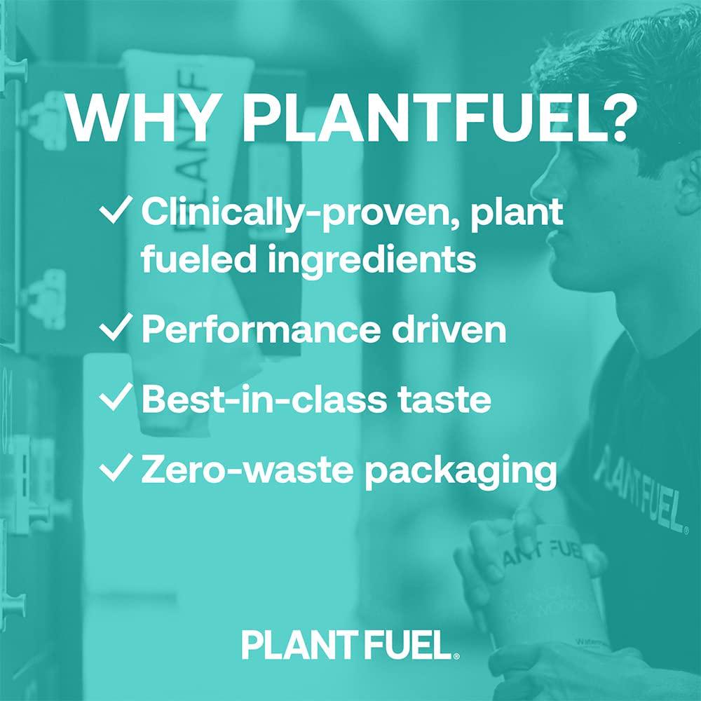 PLANTFUEL Vegan All-in-One Nutrition Meal Replacement, Vanilla - Superfood Packed Plant Based Protein Powder, 20g Protein, 5g Fiber - 20 Servings, 1.85 LBS