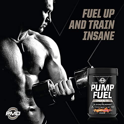 PMD Sports PMD Sports Ultra Pump Fuel Insanity - Pre Workout - Miami Sunrise (30 Servings) and PMD Sports Omega Cuts Elite Thermogenic Fat Burner (90 Softgels)