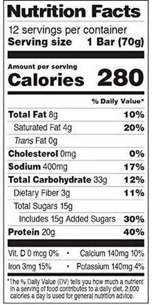PROBAR - BASE 2.46 Oz Protein Bar, Cookie Dough, 12 Count - Gluten-Free, Plant-Based Whole Food Ingredients