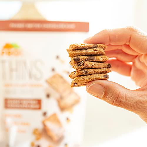 PROBAR - THINS Snack Crisps, Peanut Butter Chocolate Chip, 4g Protein, Non-GMO, Gluten-Free, Dairy Free, USDA Certified Organic (Pack of 3)