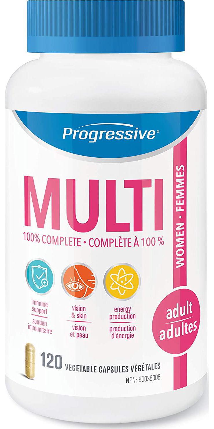 PROGRESSIVE Prog Multi VIT Adlt Women, 120 CT