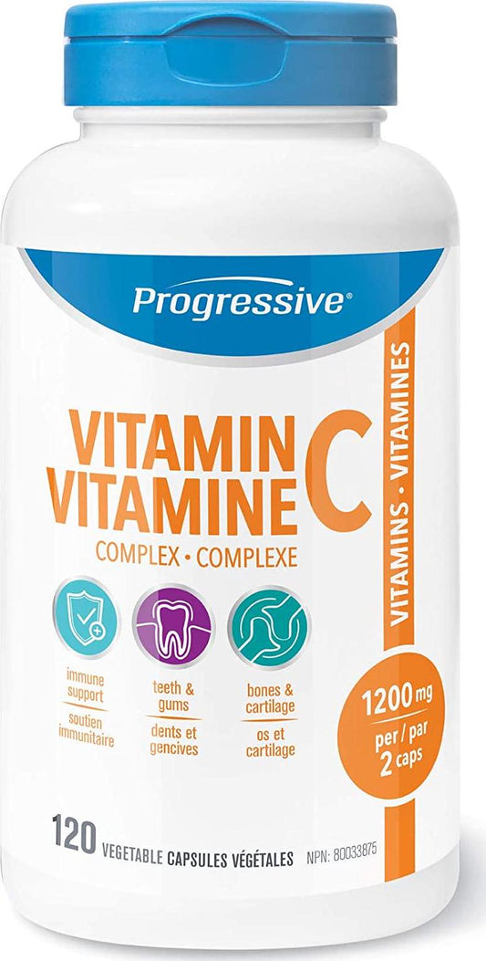 PROGRESSIVE Vitamin C Complex Cp, 120 CT