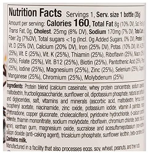 PROTIFIT - 6 Bottle Pack High Protein Shake Mix, 17g Protein, Low Calorie, Low Fat, Low Sugar, Ideal Protein Compatible, 6 Pack Bottles (Vanilla)