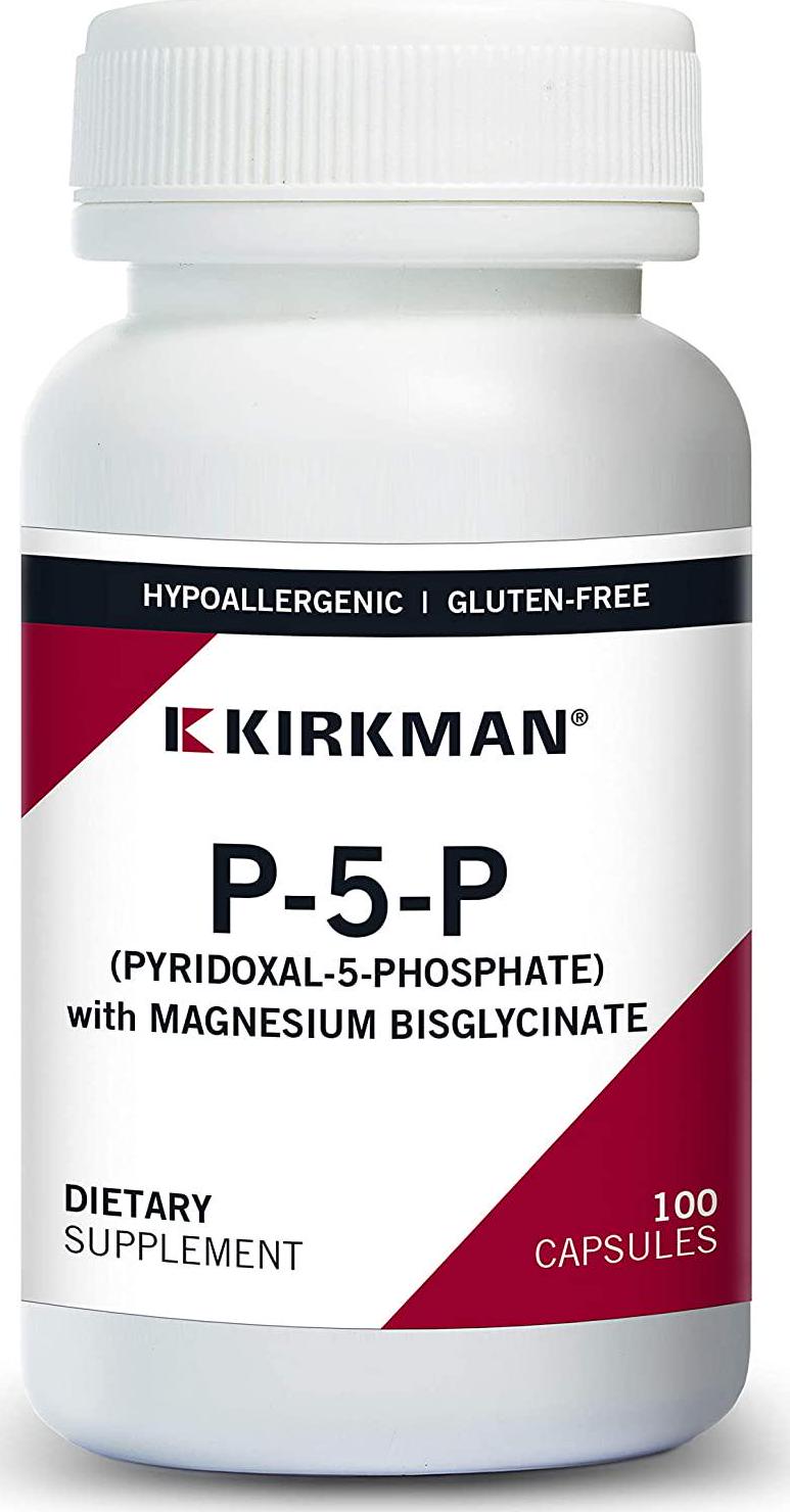P-5-P (Pyridoxal 5-Phosphate, Vitamin B-6 Metabolite) with Magnesium Bisglycinate - Hypoallergenic