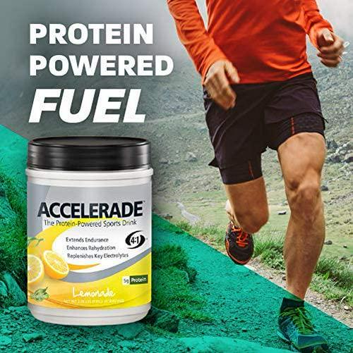 PacificHealth Accelerade, All Natural Sport Hydration Drink Mix with Protein, Carbs, and Electrolytes for Superior Energy Replenishment - Net Wt. 4.11 lb., 60 serving (Fruit Punch)